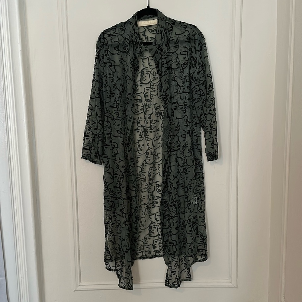 Eckhaus Latta mandarin collar tunic (one of a kind sample)
